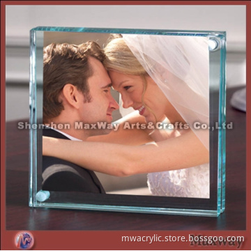 Square 4"*4" Clear Hot Selling Acrylic Wedding Picture Frame